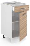 Meuble cuisine R-Line 29703 Marron clair - Blanc