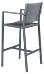 Lot de 2 tabourets de bar Avise Gris - Métal - 56 x 113 x 56 cm