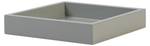 Lacktablett SPA S quadratisch, flannel Grau - Holzwerkstoff - Kunststoff - 19 x 4 x 19 cm