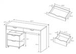 Schreibtisch TAMINIE Graphit