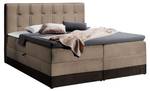 Boxspringbett Royal Braun - Mokka - Breite: 200 cm