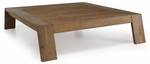 Table basse rectangulaire en teck Marron - Bois massif - Bois/Imitation - 100 x 26 x 115 cm