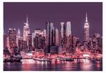Nights Fototapete NYC: Purple