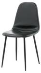 Chaise POLAR DRC 1NOS Noir - Matière plastique - Cuir synthétique