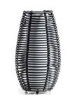 Lampe de table Cocoon Noir - Rotin - 20 x 39 x 20 cm