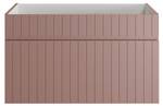 Waschbeckenunterschrank SATARA Pink - Holzwerkstoff - 46 x 46 x 80 cm