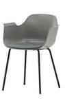 Chaise COMFY DRC 1NOS Gris - Pierre artificielle - Matière plastique - 61 x 80 x 52 cm