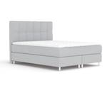 Boxspringbett Elisio Hellgrau - Breite: 160 cm