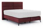 Boxspringbett CANDORIS Rot - Breite: 158 cm