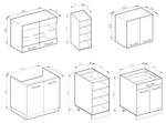 Singleküche R-Line 37624 Grau - Weiß - Holzwerkstoff - 160 x 82 x 60 cm