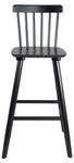 Tabouret de bar ATIA (lot de 2) Noir