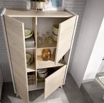 Highboard KOLYMA Beige - Cremeweiß