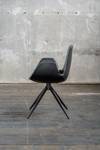 Chaise QUEN, pivotante,chaise de réunion Noir