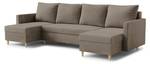 Ecksofa LIVORNO Hellgrau