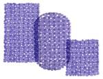 Wanneneinlage Bubble Violett - 36 x 69 cm