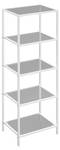 Bücherregal Belmopan Grau - Glas - 40 x 125 x 30 cm