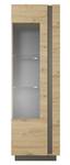 Armoire vitrine ARCO 60W LED Beige