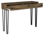 Konsolentisch Genova Walnuss Braun - Holzwerkstoff - 120 x 90 x 35 cm