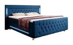 Boxspringbett Paradise Blau - Breite: 140 cm - H4