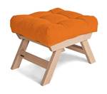 Pouf ALLEGRO, Buchenholz Orange - Unbeschichtet