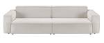 Sofa SAMU Feincord Silber - Breite: 236 cm