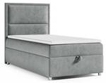 BOXSPRINGBETT mit Bettkasten Trinity K11 Grau - Tiefe: 70 cm