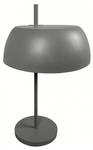 Lampe à poser abat-jour métal gris H54cm Gris - Métal - 30 x 54 x 30 cm