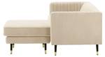 Universelles Ecksofa Slender Creme