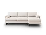 Schlaf-Ecksofa + Box SCOTT 5 Sitzplätze Beige