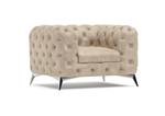 Marko Chesterfield Sessel Beige