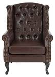 Relaxsessel Chesterfield Kastanienbraun