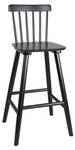 Tabouret de bar ATIA (lot de 2) Noir