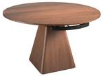 Table à manger extensible en bois Noir - Marron - Bois manufacturé - Métal - 80 x 34 x 140 cm