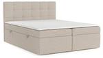 Boxspringbett Lean mit Bettkasten Beige - Breite: 160 cm