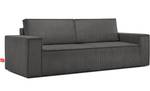 NAPI Sofa 3 Sitzer Grau - Breite: 244 cm