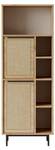 Vitrinenschrank OCEAN SC60 2D Beige - Hellbraun