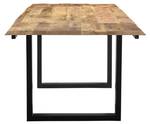 Table LORE Mangue massif Marron - Bois massif - Bois/Imitation - 90 x 77 x 140 cm