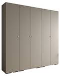 Armoire à portes battantes Inova 2 Doré - Gris - 5 portes