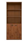 Highboard Indiana Braun - Holzwerkstoff - 80 x 196 x 40 cm