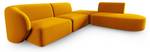 modulares Ecksofa SHANE 5 Sitzplätze Gelb