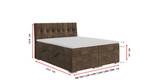 Boxspringbett DALLY Breite: 180 cm - H4