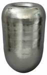 Vase Charu Silber - Metall - 37 x 61 x 37 cm