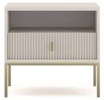 Nachttisch MAGGIORE NS54 1D Beige - Gold