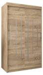 Armoire à portes coulissantes york Imitation chêne de Sonoma - Largeur : 120 cm - 2 porte