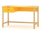 Schreibtisch Holz&MDF 120x60 jaune Gelb