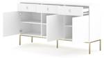 Sideboard MAGGIORE SB154 3D3D Gold - Weiß