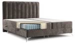 Boxspringbett Aggaz Braun - Breite: 200 cm