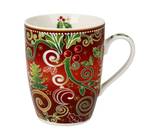 Tasse Palais Royal - Festliche Tasse Rot Porzellan - 8 x 11 x 11 cm