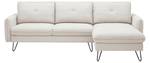 Ecksofa LEVI Beige - Metall - Textil - 267 x 88 x 186 cm