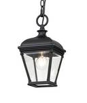 Bayview Lampe suspendue extérieure Noir - Métal - 18 x 34 x 18 cm